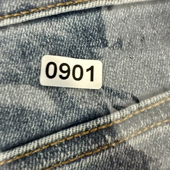 Judy Blue Jeans Womens 28 Blue Straight Slim Fit Distressed Stretch - Picture 15 of 15